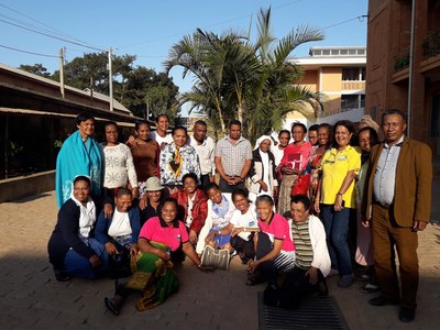 Sesión de formación en Madagascar